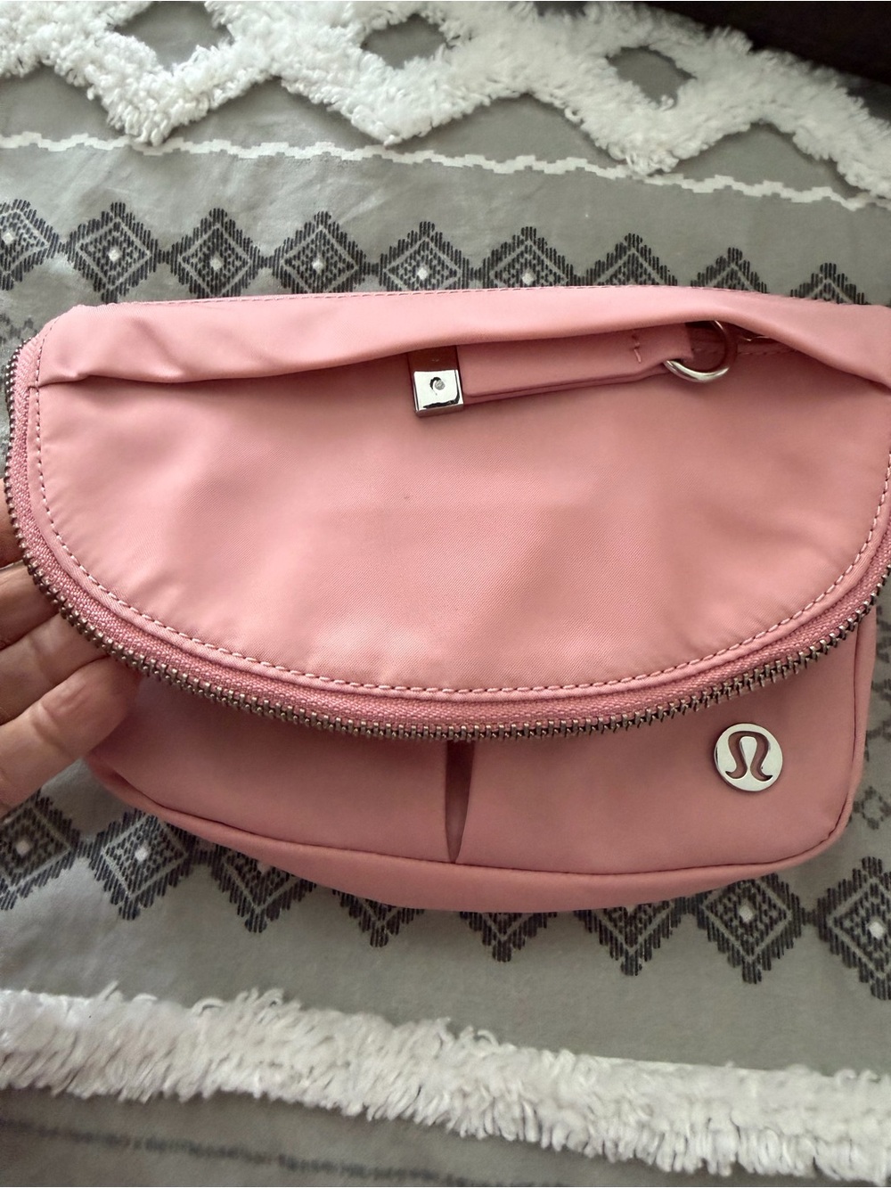 lululemon athletica blush pink mini crossbody bag